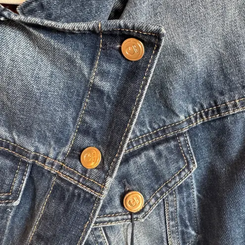 Cult Gaia GAP × Denim Jacket Large NWT Asymmetrical Front