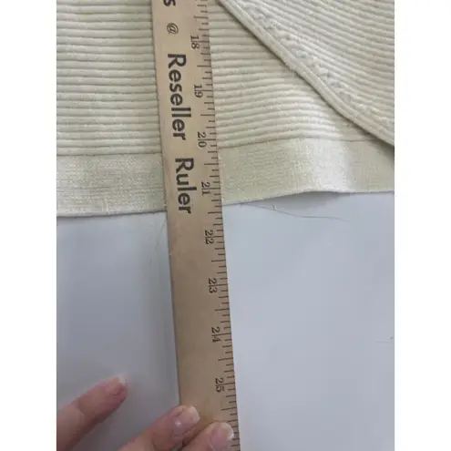 Love, Whit by Whitney Port Sweater Womens X Small Cream Crisscross Ribbed Knit Size XS