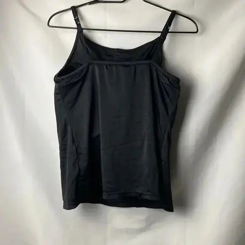 Avenue BODY WO SIZE 46C BLACK CAMI WITH FULL UNDERWIRE BRA POLY SPANDEX …