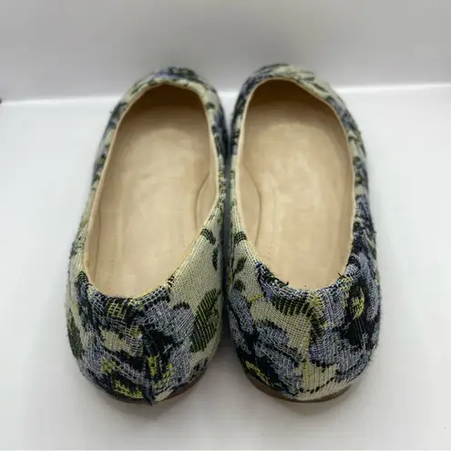 ASOS  Floral Fabric Slip On Ballet Flats Women's SZ 6 NWOB