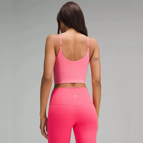 Lululemon  Align Cropped Cami Tank Top Light Support, A/B Cup - Sakura Pink NWT