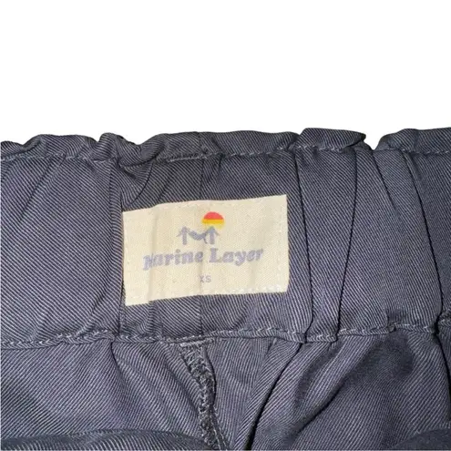 Marine layer XS Ivy Wide Leg Pant in Faded Black