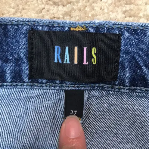 Rails The Speedway 90’s Boyfriend Button-Fly Medium Wash Straight Leg Jeans