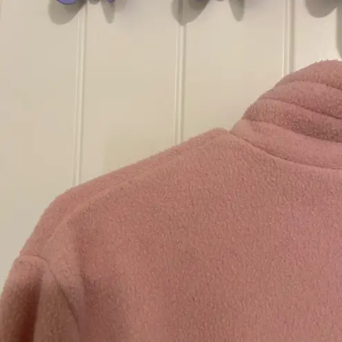 Vintage Carol Rose women’s pink fleece full zip jacket large