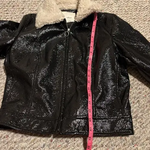 Aritzia  Wilfred Tempest Jacket Sherpa Collar Black- Size Medium thumbnail 13