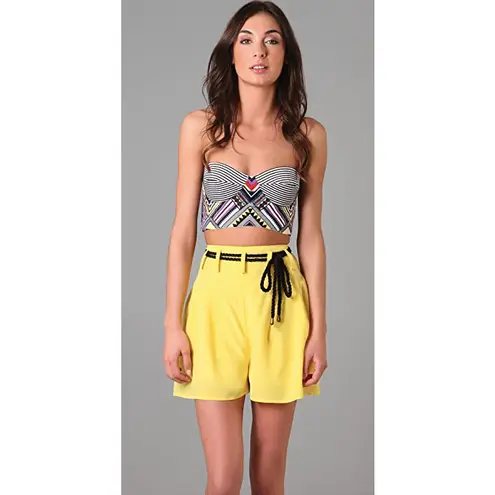 Mara Hoffman Embroidered Bustier Top