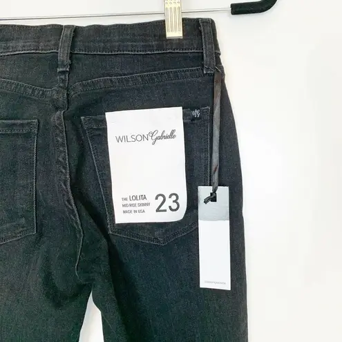 NWT REVOLVE Wilson Gabrielle Lolita Skinny Jean 23 Black