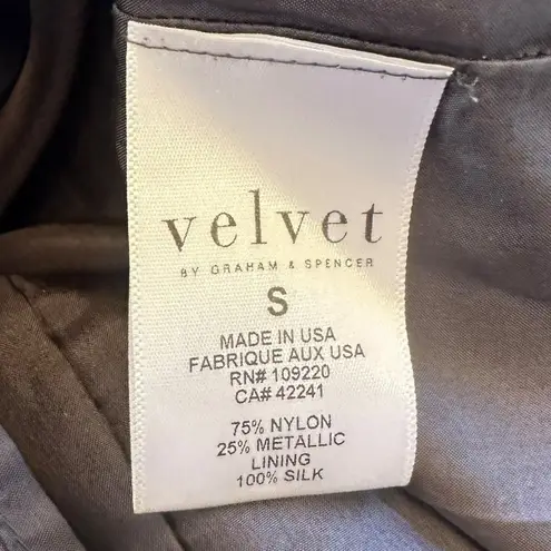 Velvet by Graham & Spencer Gray Lace Beaded Embellished Dress Size Small