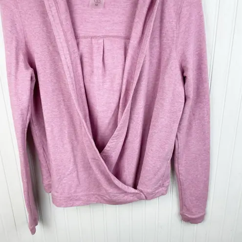 Calia by Carrie Underwood Effortless Wrap Cardigan Hoodie Mesa Rose Pink Medium