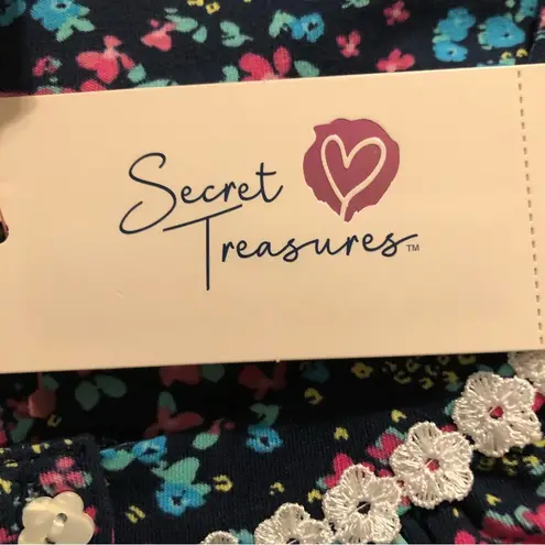 secret treasures  Womens Nightdress Size small 4-6 95% cotton 5% spandex New