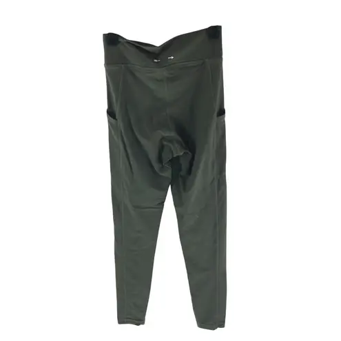 The Upside Womens Leggings Pockets Ankle Green US 4