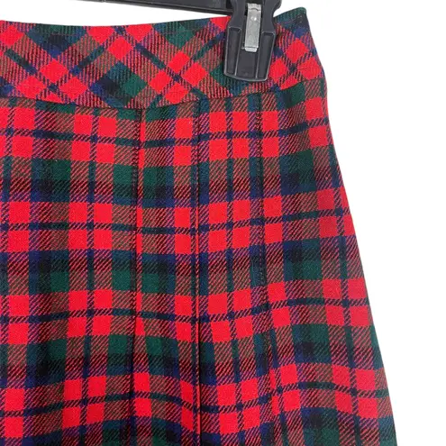 Cordon Of Philadelphia Vintage Women’s Size 8 Red Plaid Wool Lined Skirt