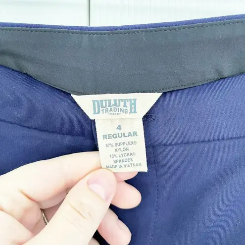 Duluth Trading Co Navy Nonstop Knit Chino Blue Size 24