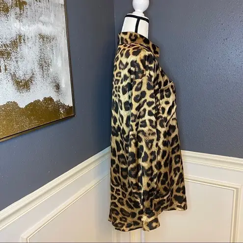 Nasty Gal  If Looks Could Kill Leopard Buttondown