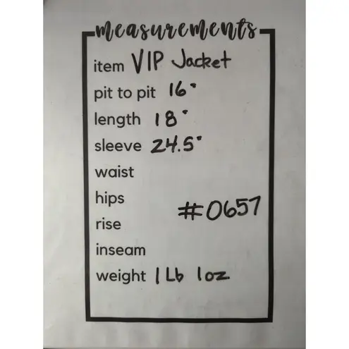 VIP Jean Jacket Dark Blue Stretch Button Up Woman's Size Small Basic Denim Black