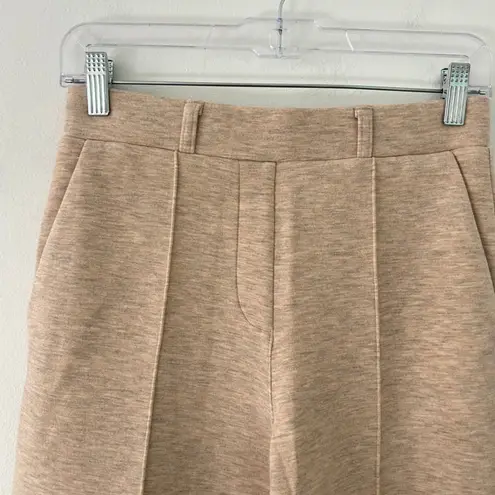 OGL Two Piece Sleeveless Turtleneck High Waist Straight Leg Pants S Small New Tan - Image 7