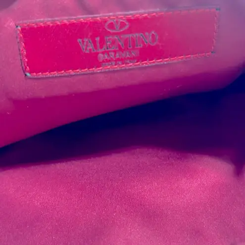 Valentino Garavani Pink Studded Clutch