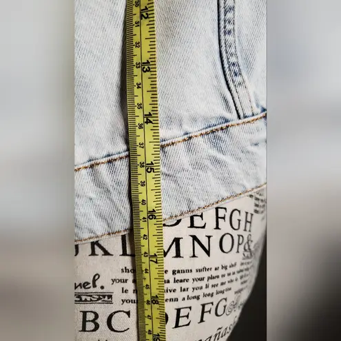 ZARA  Light Blue Sleeveless Denim Button Down Jacket-Vest Size:XS