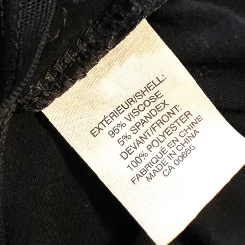 Smart Set Womens Tank Top Shirt Sequin Sleeveless Black Glitter Club Party Small