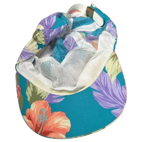 Hyatt Regency Waikoloa Vintage Tropical Hawaiian Baseball Hat One Size Blue