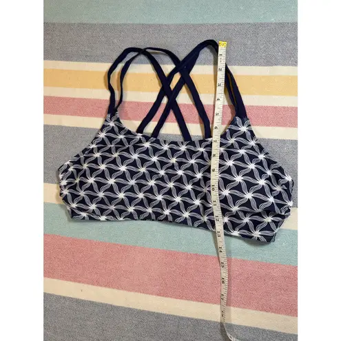 NWOT Navy Geometric Tankini Top