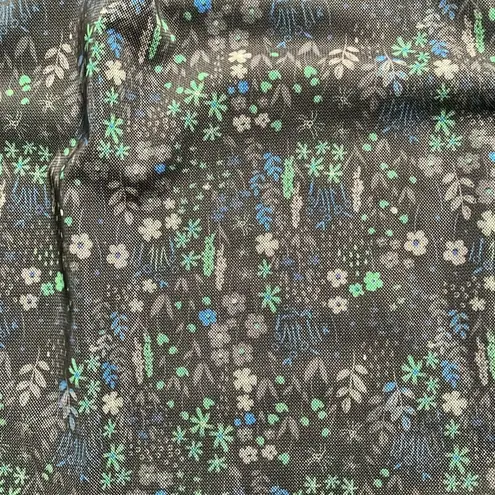 Gina Benotti Top Sz M Green Floral Flowy Long Sleeves Fully Lined Blouse Multiple Size M