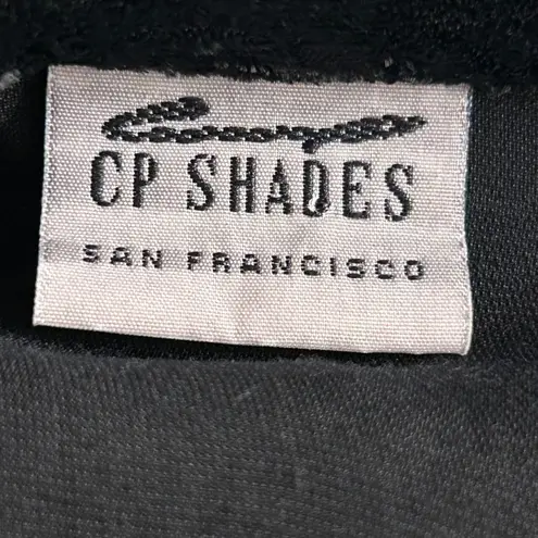 CP Shades Crushed Velvet Top Black Large