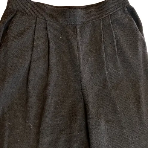 St. John Basics Black Santana Knit Pants Size 4