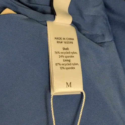 ANDIE The Santorini Horizon Blue One Piece Keyhole Cutout Adjustable Size M New - Image 9