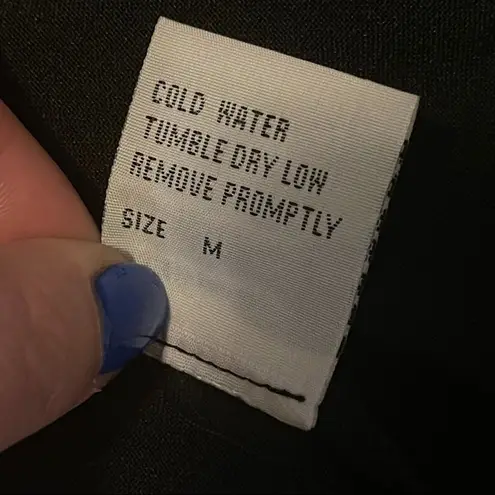 Na Na Fashion Black One Button Stretch Blazer Size Medium