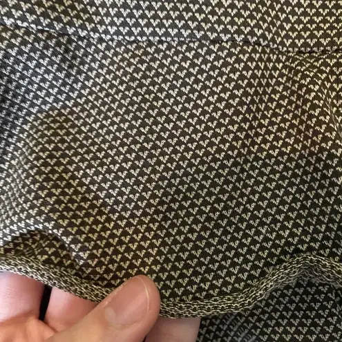 Matilda Jane Brown/White Heart Patterned Tiered/Ruffle Skirt Size Medium