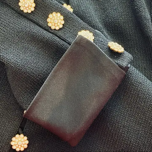 St. John EVENING Santana Knit Triple Style Rhinestone Button Cardigan Size 12