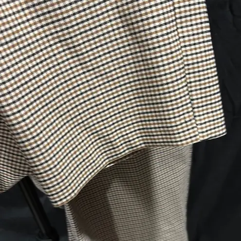 Rafaella Tan Straight Leg Pants with Flat-Front Design