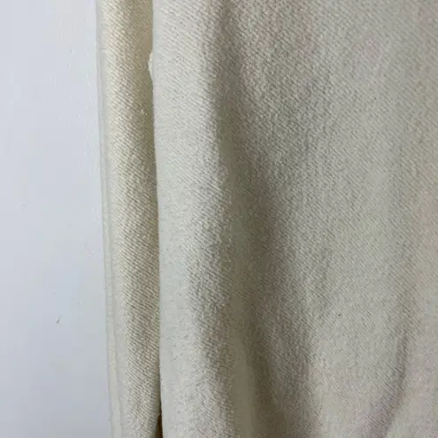 Wanakome Woman's S Cream Kimberly Cowl Neck Long Sleeve Winter Sweatshirt