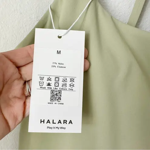 Halara NWT Everyday Cloudful Air 2-in-1 Activity Dress Green Foliage Long M