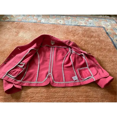 THINK TANK Pink Cotton blazer Pink