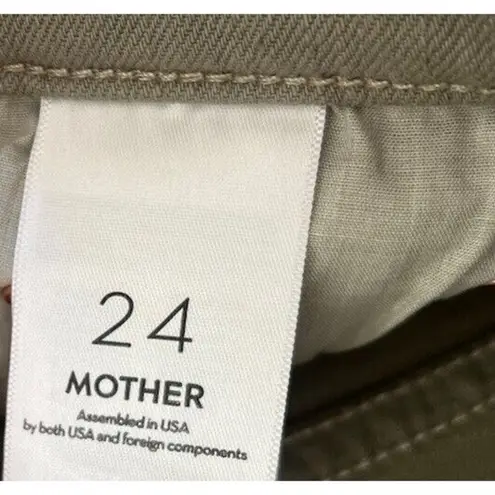 Mother Superior Jeans Mermaid Green The Insider Hover Devil May Care High Rise Size 24