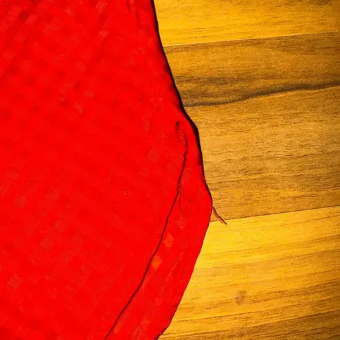 Red Babydoll Lingerie Chemise Mini Dress Nightie Circa 2000 Y2K dress tank LG