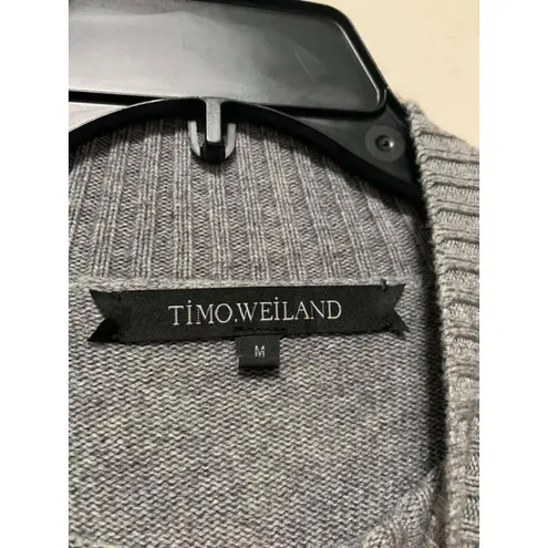 Timo. Weiland Grey Pullover Layered Sweater M Gray Size M