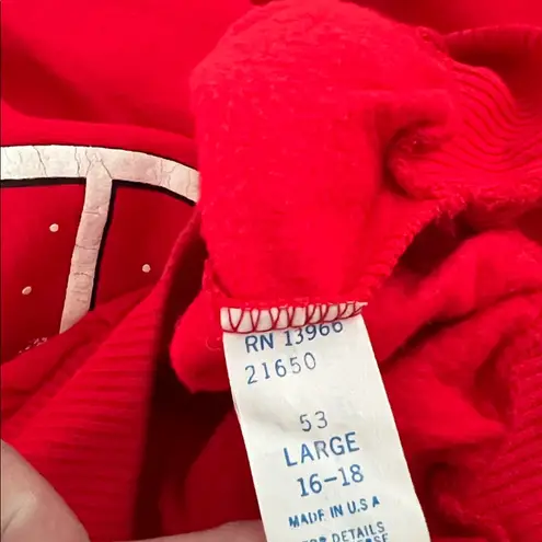 Vintage Kittens Christmas Winter Theme Crewneck Teddy Bear Size L