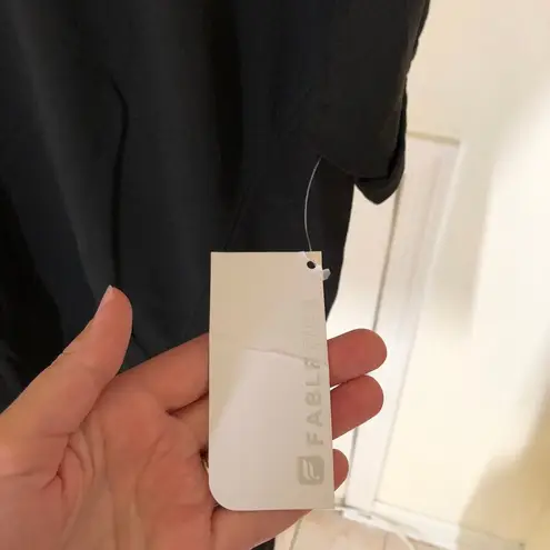 Fabletics  NWT Women's Black Mesh Athletic Shirt Size L