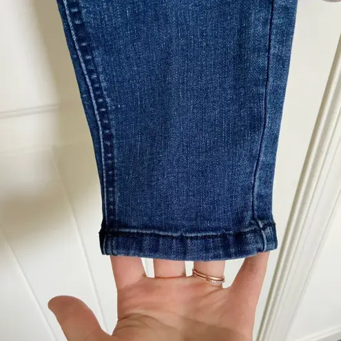 Kensie EUC | ‎ Jeans women’s effortless ankle mid rise ripped medium wash jeans