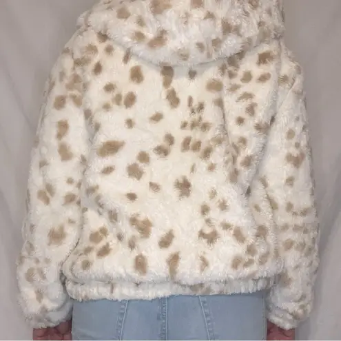 Nine West  fuzzy patterned coat.