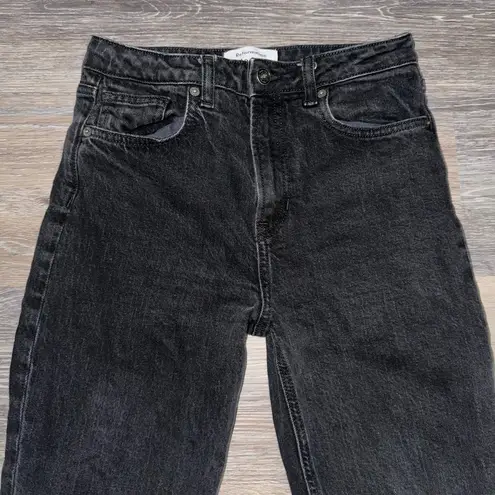 Reformation  Black Straight Leg Jeans