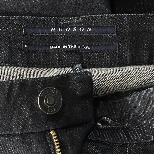 Hudson Jeans Hudson SZ 27 Carefree Jeans Low-Rise Straight Leg Pockets Dark Wash Blue *SAMPLE