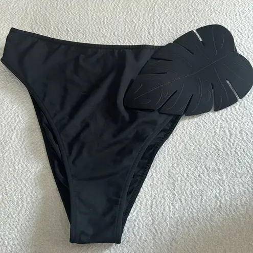 Farm Rio Palm Appliqué Bikini Bottom, Size Large, $120