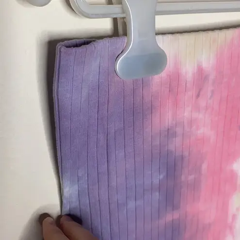 Heartloom Blair tie dye side slit ribbed skirt size S