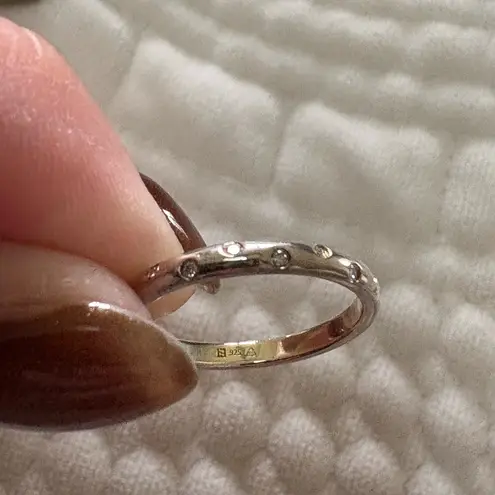 L’era Sterling Silver Diamond Sparkle Ring Size 7