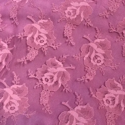 Vintage 80s Pink Lace Mermaid Dress Small – Handmade Barbiecore Prom Gown