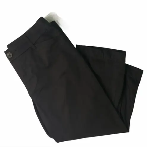 st. john's bay St. John’s Bay Black Crop Capris Size 6